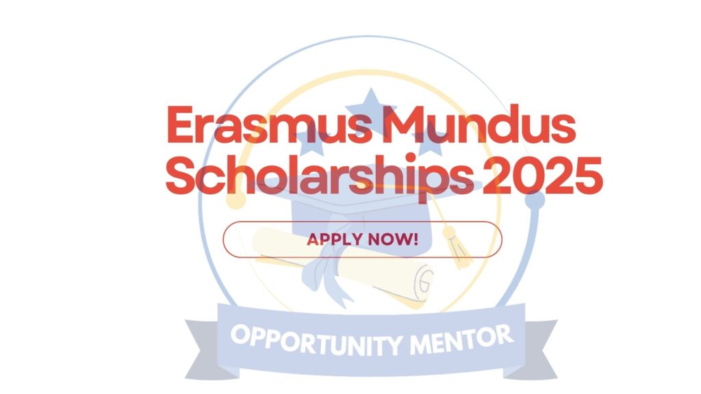 Erasmus Mundus Scholarship 2025 Banner