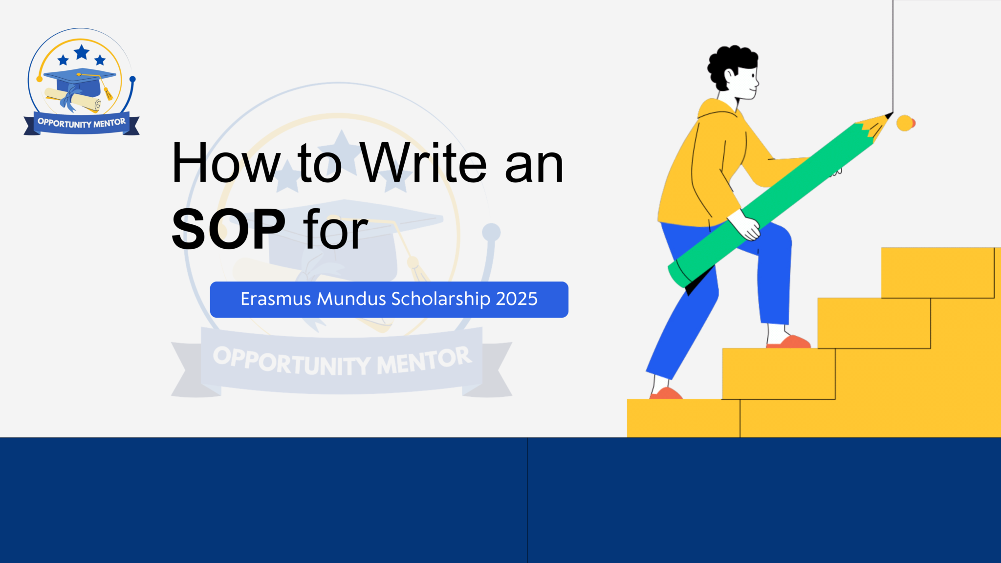 How to write an sop for erasmus mundus scholarship 2025