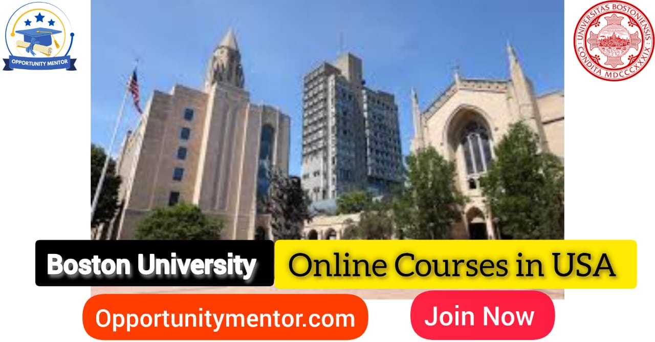 Boston University Online Courses in USA 2025 (Fully Funded)