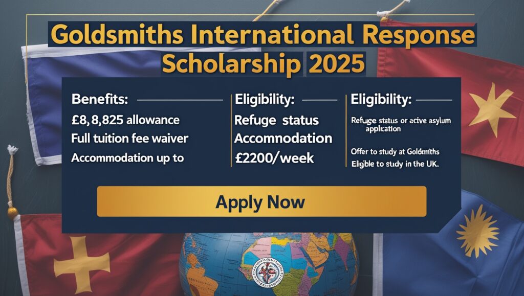 Goldsmiths International Response Scholarship