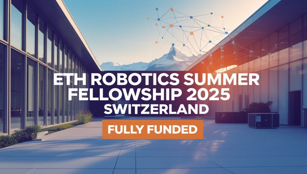 ETH Robotics Summer Fellowship 2025