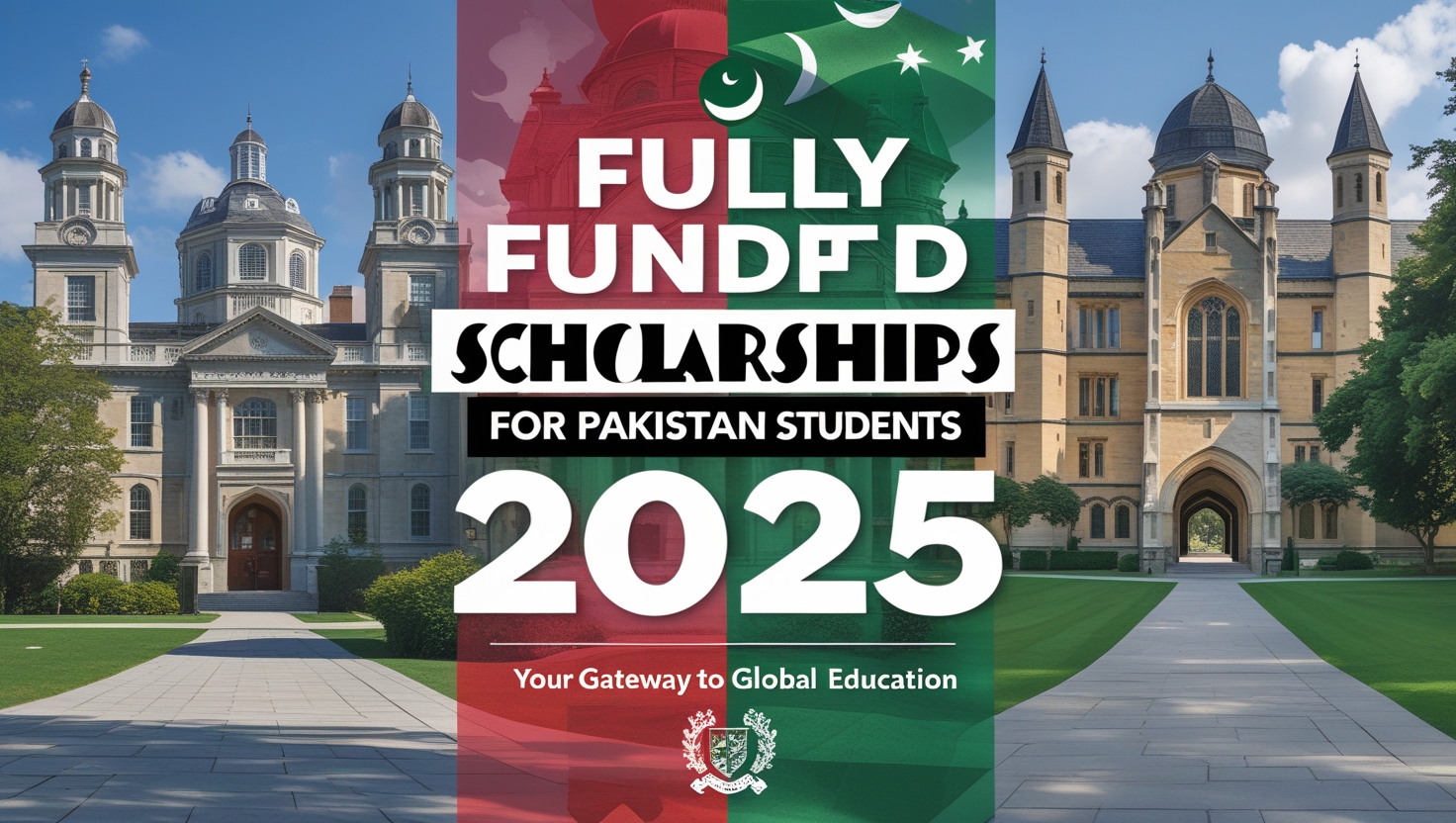 Fully Funded Scholarships for Pakistani Students 2025